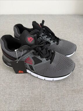 NWT RBX Men's Breeze Running Shoes Gray Black Athletic Sneakers